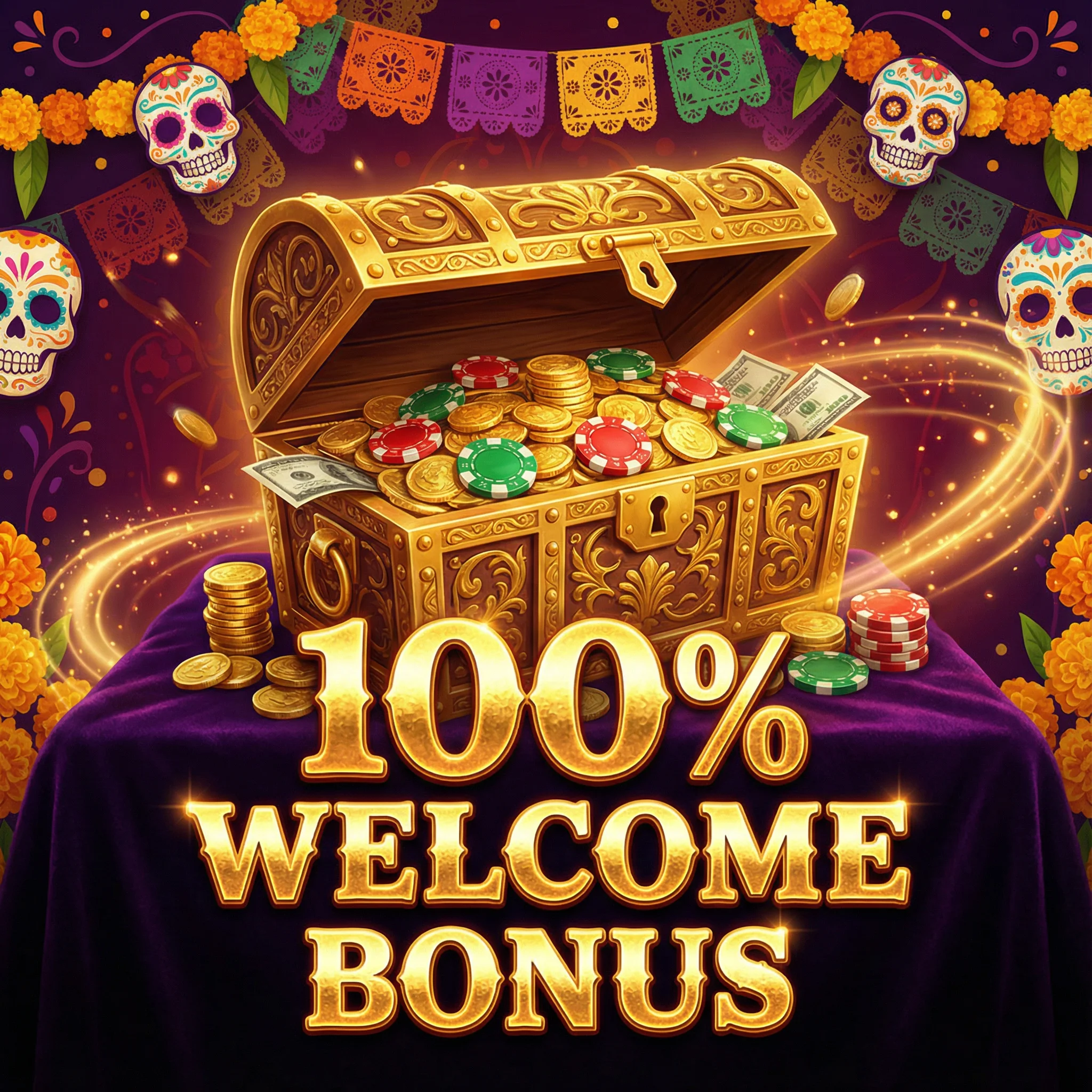 Bono de bienvenida 100% hasta $5000 MXN en Powbet Casino casino
